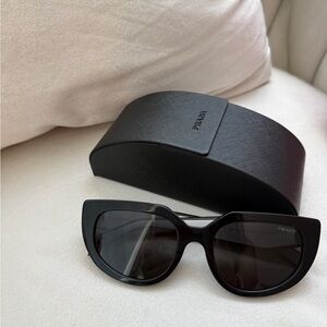 Prada Black Cat-Eye Sunglasses